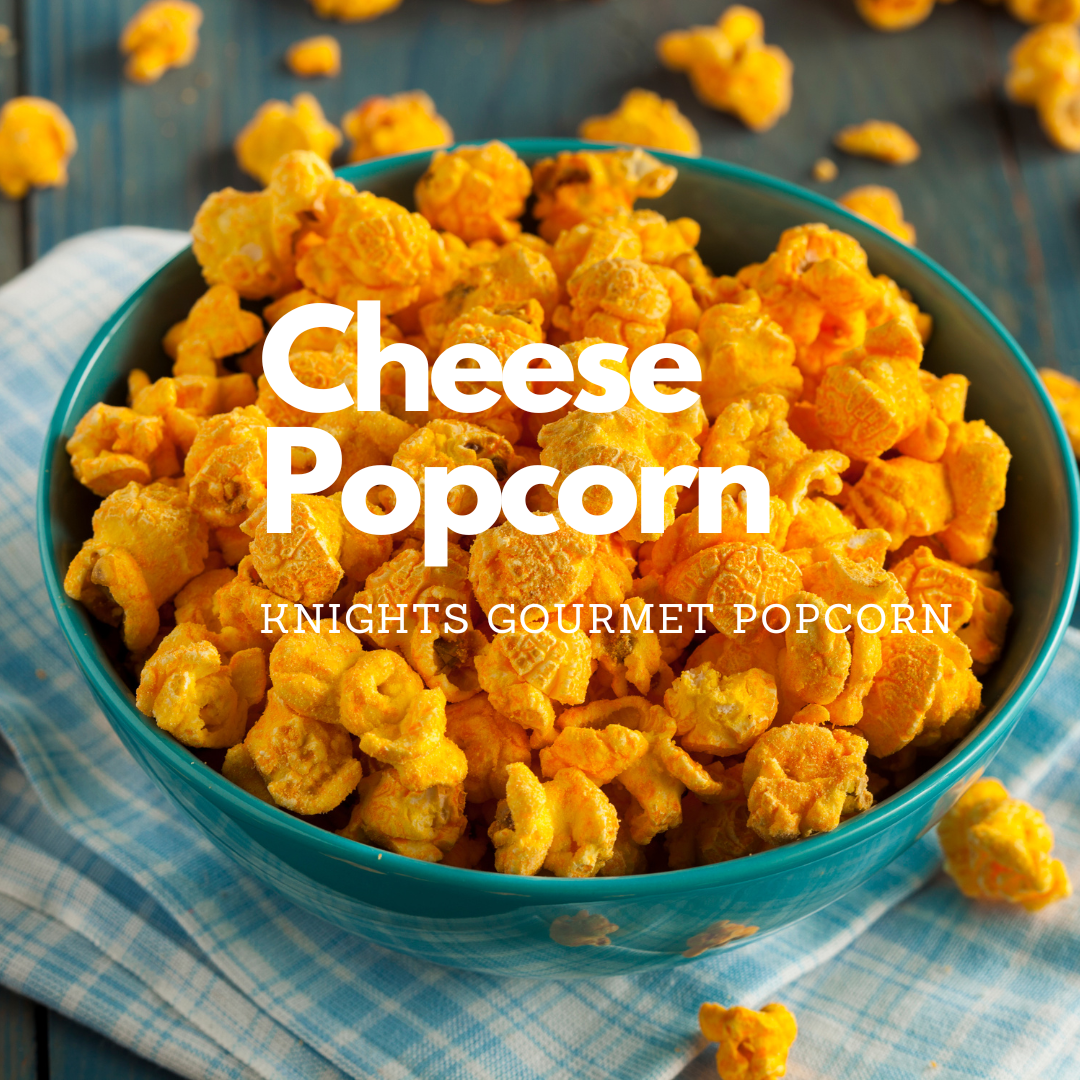 Cheese Popcorn – Rescued Roasters/Knights Gourmet Popcorn