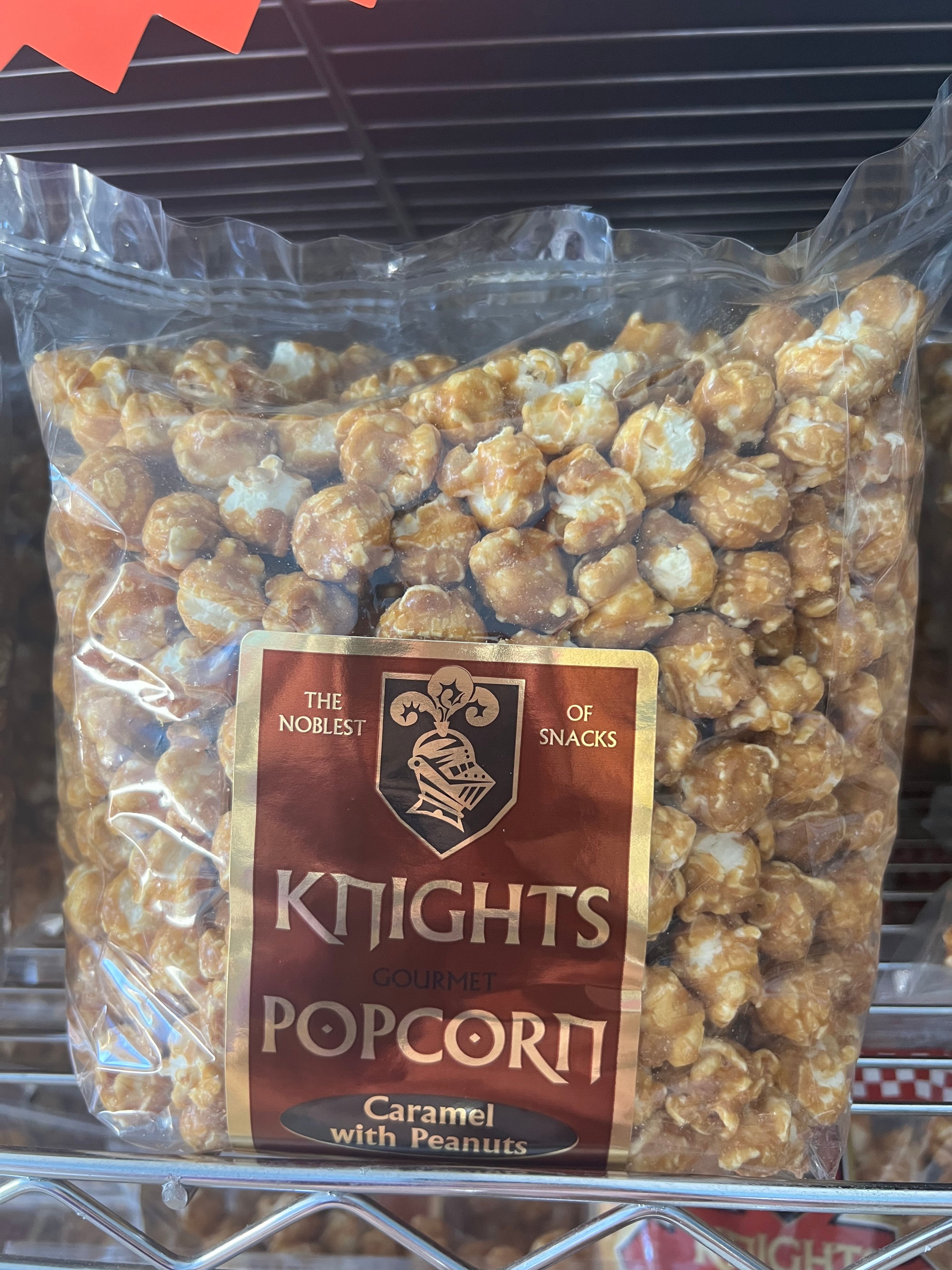 English Toffee Caramel Corn with Peanuts – Rescued Roasters/Knights ...